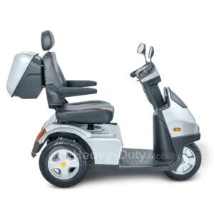 Side View of Silver Afiscooter S3 Mobility Scooter