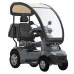 Gray Afiscooter S4 Mobility Scooter with Canopy