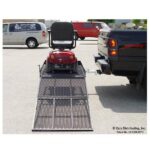 Live Image of Back View Versahaul Vehicle Extra Large Manual Carrier for Mobility Scooters