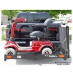 Live Image Side View of Versahaul Vehicle Extra Large Manual Carrier for Mobility Scooters