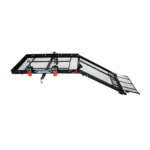 Ramp View of EZ-Carrier Manual Vehicle Carrier for Mobility Scooters