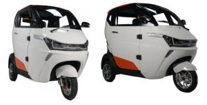 Pushpak 8000 Enclosed Cabin Three-Passenger Recreational Mobility Scooter