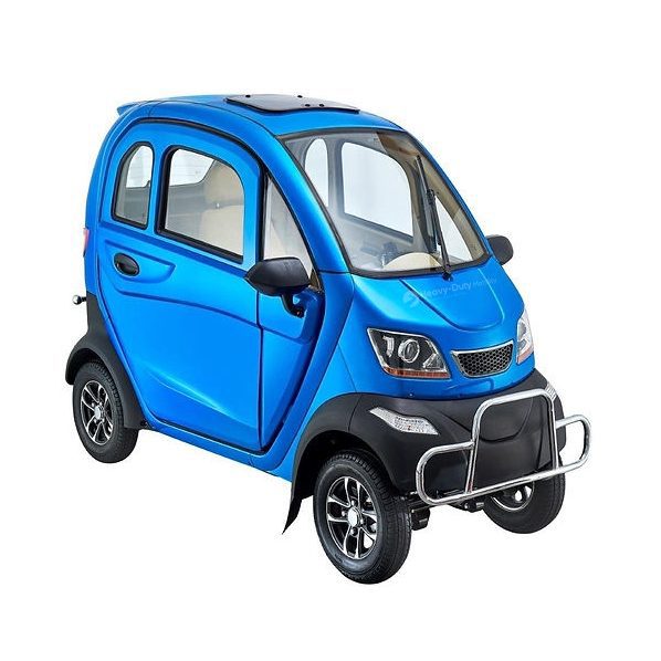 Blue Color Q Runner Fully Enclosed Cabin Mobility Scooter