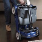 Folded View of EV-Rider Transport 4AF Folding Lightweight Travel Mobility Scooter