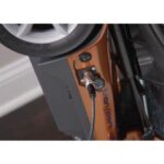 Charging Port View of EV-Rider Transport 4AF Folding Lightweight Travel Mobility Scooter