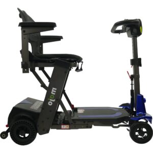 Side View of Enhance Mobility Mojo Heavy Duty Auto-Folding Mobility Scooter