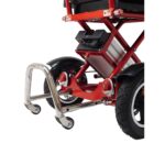 Back Tire View of Enhance Mobility Triaxe Sport Heavy Duty Folding Travel Mobility Scooter