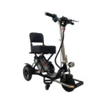 Black Color of Enhance Mobility Triaxe Sport Heavy Duty Folding Travel Mobility Scooter