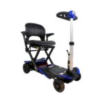 Blue Color of Enhance Mobility Transformer Auto-Folding Travel Mobility Scooter