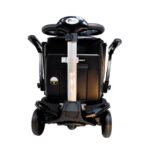 Front Folded View of Enhance Mobility Transformer Auto-Folding Travel Mobility Scooter