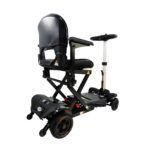 Back View of Enhance Mobility Transformer Auto-Folding Travel Mobility Scooter Semi