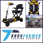 Live Image of Enhance Mobility Transformer Auto-Folding Travel Mobility Scooter