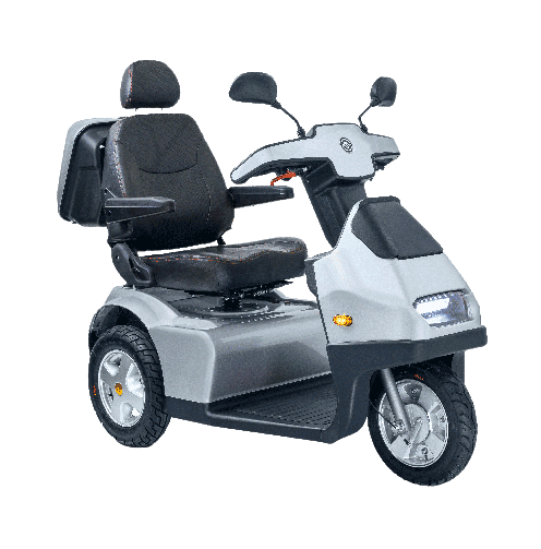 Afiscooter S3 mobility scooter in profile view