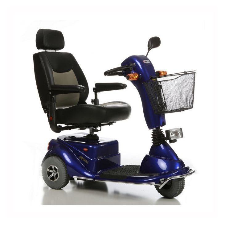 Merits Pioneer 3 blue front side view