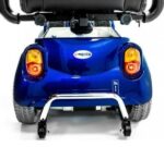 Merits Pioneer 4 blue anti-tip wheels close up