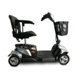 EV Rider CityCruzer Silver Full Side View