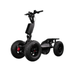 EZ-Raider HD2 off-road heavy-duty foldable scooter, front side view.