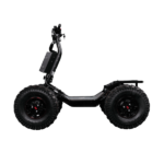 EZ-Raider HD4 heavy-duty off-road foldable scooter, full side view.