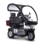 Silver Afiscooter S3 Dual Seat Canopy Mobility Scooter