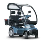 Blue Afiscooter S4 Dual Seat with Canopy Mobility Scooter