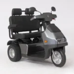 Gray Afiscooter S3 Dual Seat Mobility Scooter with Golf Tires