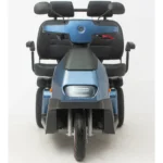 Front View Blue Afiscooter S3 Dual Seat Mobility Scooter with Golf Tires