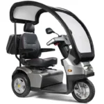 Silver Afiscooter S3 Canopy Off-Road-Wheels 3-Wheel