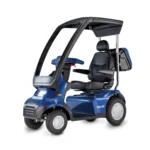 Side view of Enjoy smooth, safe, and long-lasting rides with the Afiscooter S4 Solar. Built for power and stability.