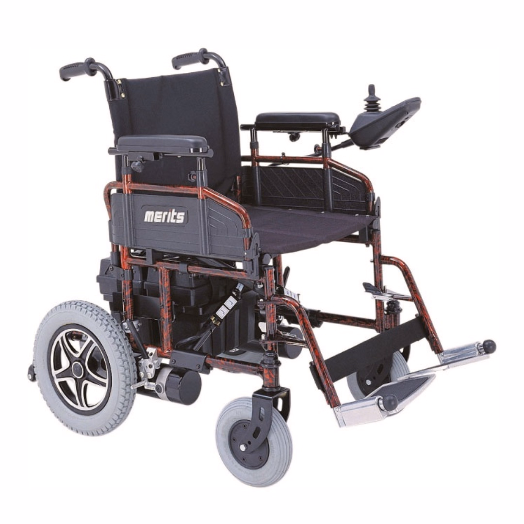 Merits Health P101 Travel-Ease Folding Power Wheelchair