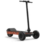 CycleBoard Rover three wheel electric scooter in Gunmetal Grey/Burnt Orange color