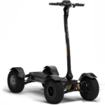 Gray CycleBoard X-Quad 3000 electric scooter with fat tires and fenders